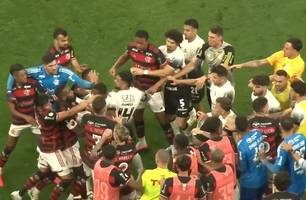 Flamengo x Corinthians (Foto: Reprodução)