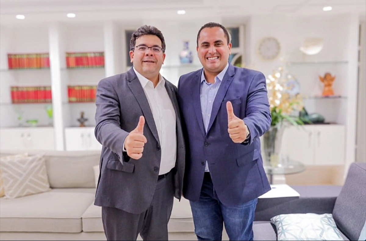 Governador Rafael Fonteles e deputado Georgiano Neto