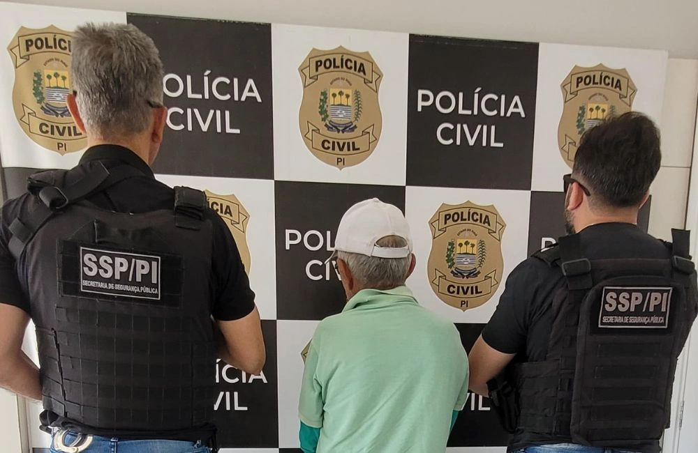 Idoso é preso suspeito de abusar a enteada de apenas 10 anos em Teresina