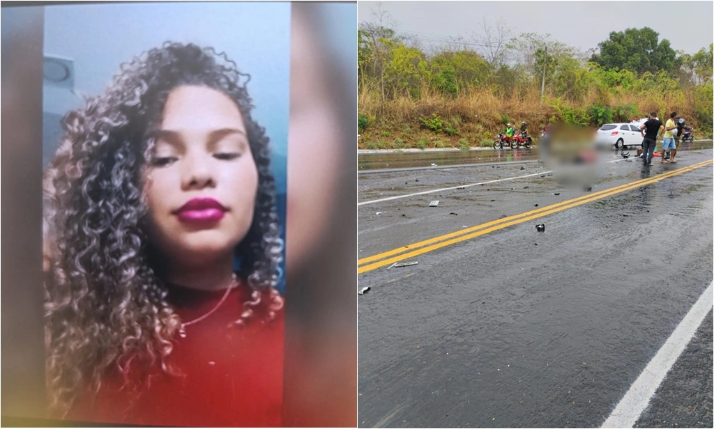 Karen Suzana morreu após colidir motocicleta contra carro de passeio