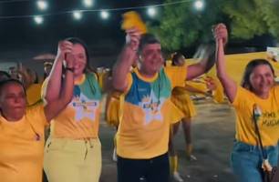 Lucivaldo Cabral protagoniza carreata histórica em Novo Santo Antônio (Foto: Reprodução)