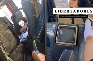 Ônibus Libertadores Feminina (Foto: Reprodução/Redes Sociais)