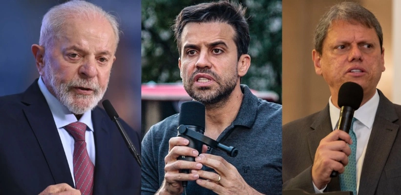 Quaest simula cenário para 2026 com Lula, Marçal e Tarcísio