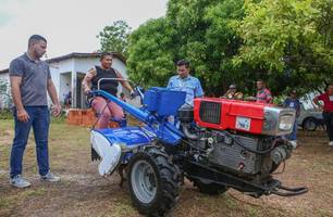 SAF realiza oficina sobre o uso de microtratores chineses na agricultura familiar (Foto: Reprodução)