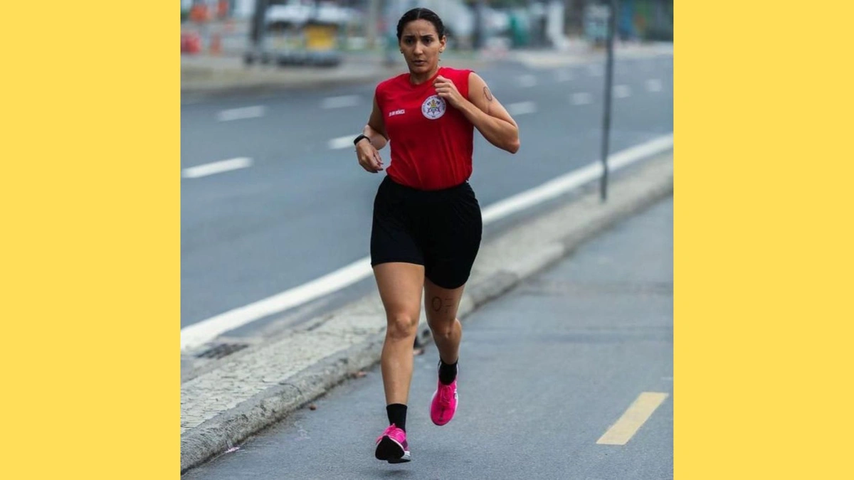 Soldado Mônica Cardoso, do Corpo de Bombeiros Militar do Estado do Piauí