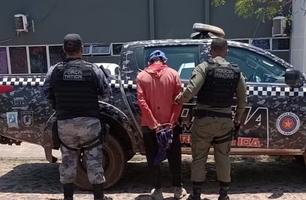 Suspeito de matar mulher em Piripiri é preso em flagrante por posse ilegal de arma (Foto: Reprodução)