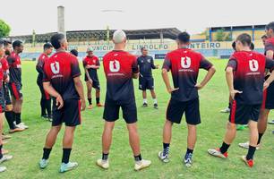 Treino do Flamengo-PI (Foto: Léia Alencar/Fla-PI)