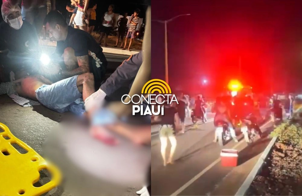Colisão entre motos deixa uma pessoa levemente ferida em Cocal