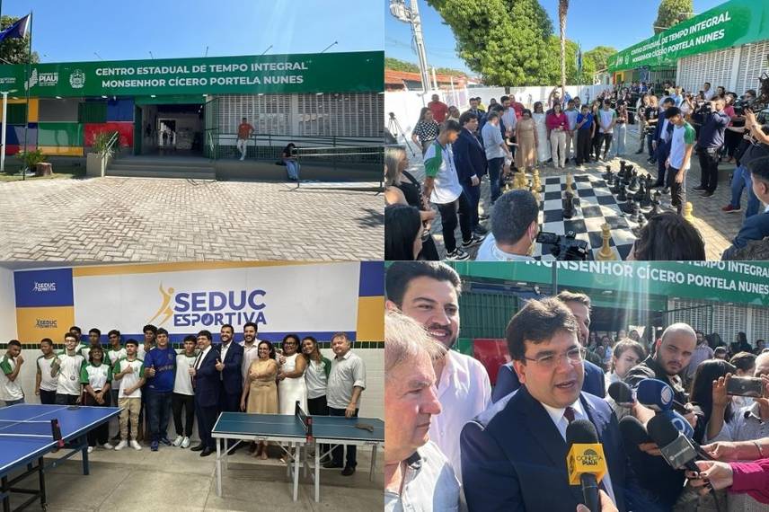 Governador inaugura reforma e modernização de escola na zona Sul de Teresina Governador inaugura reforma e modernização de escola na zona Sul de Teresina