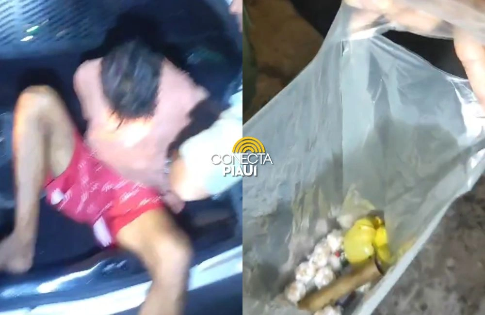 Homem em situação de rua é preso por tráfico de drogas no Centro de Teresina