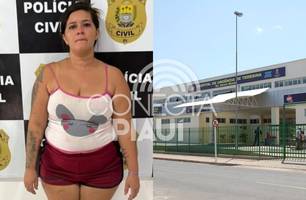 Mulher conhecida como ‘Rainha do Tráfico’ morre no HUT após ser baleada em Altos (Foto: Reprodução)