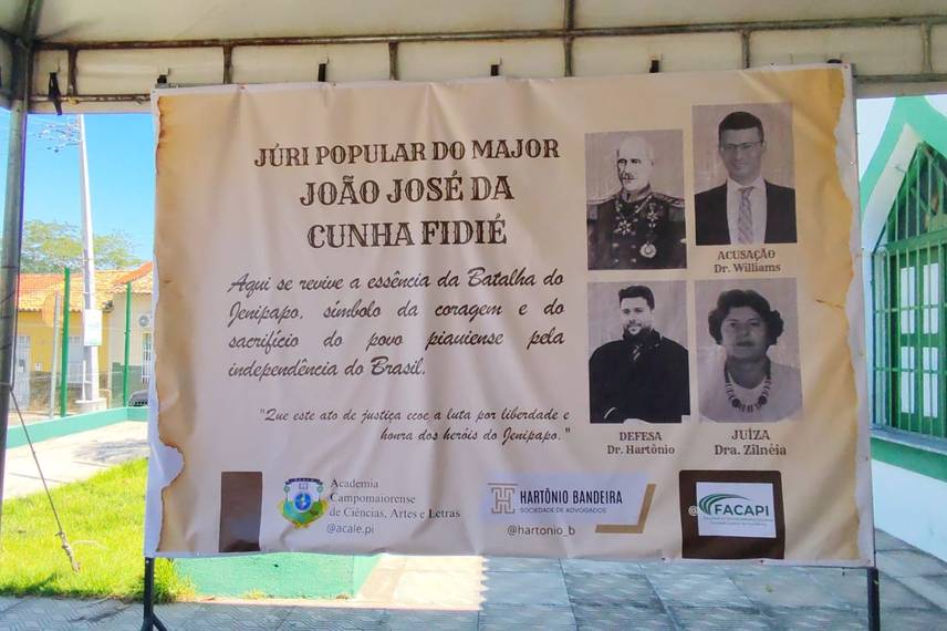 Piauí Realiza Primeiro Júri Histórico sobre a Batalha do Jenipapo em Campo Maior Piauí Realiza Primeiro Júri Histórico sobre a Batalha do Jenipapo em Campo Maior