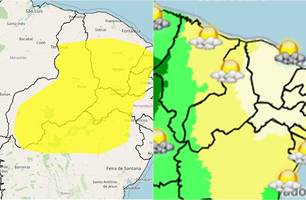 Previsão do tempo em Teresina (Foto: Reprodução)
