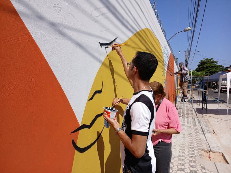 Projeto 'Muro pelo Fim da Violência' mobiliza Teresina com arte e conscientização