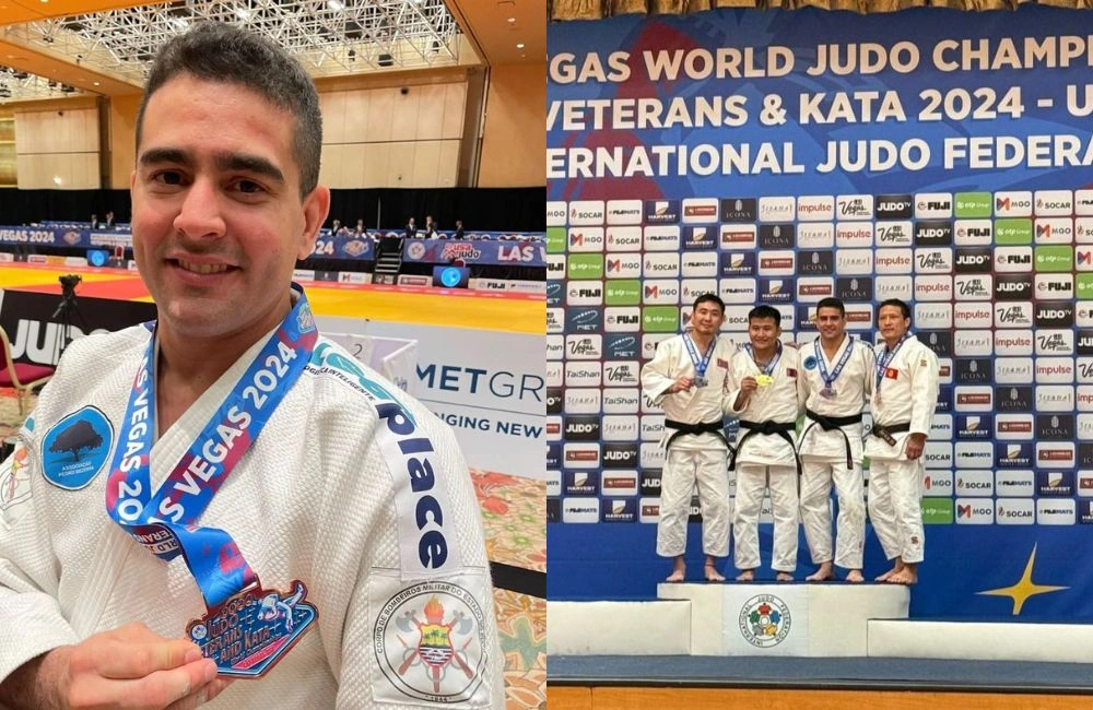 Tenente do Corpo de Bombeiros do Piauí conquista medalha em Mundial de Judô