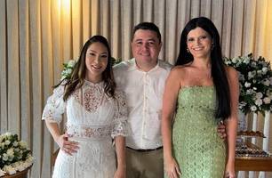 Timnate Heres com a psiquiatra Cybelle Moura e Cristina Mendes (Foto: Reprodução)