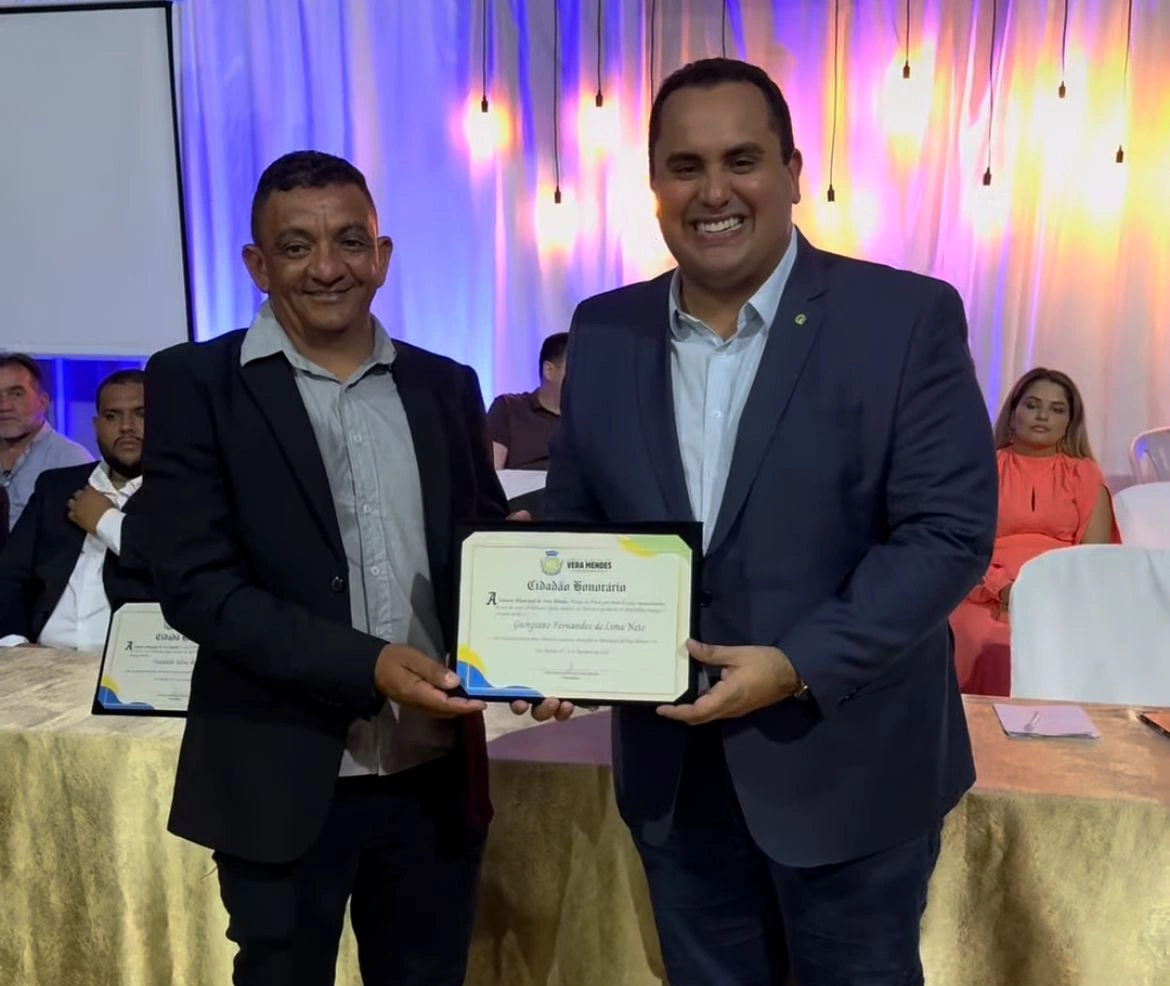 Deputado Georgiano Neto é homenageado em Vera Mendes com título de cidadania