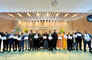 Diplomação dos eleitos em Demerval Lobão (Foto: Conecta Piauí)