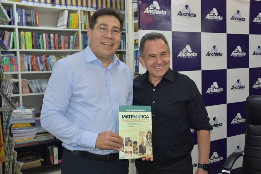 Empresário Paulo Machado Lançou o Livro, Matemática em nossas vidas Empresário Paulo Machado Lançou o Livro, Matemática em nossas vidas
