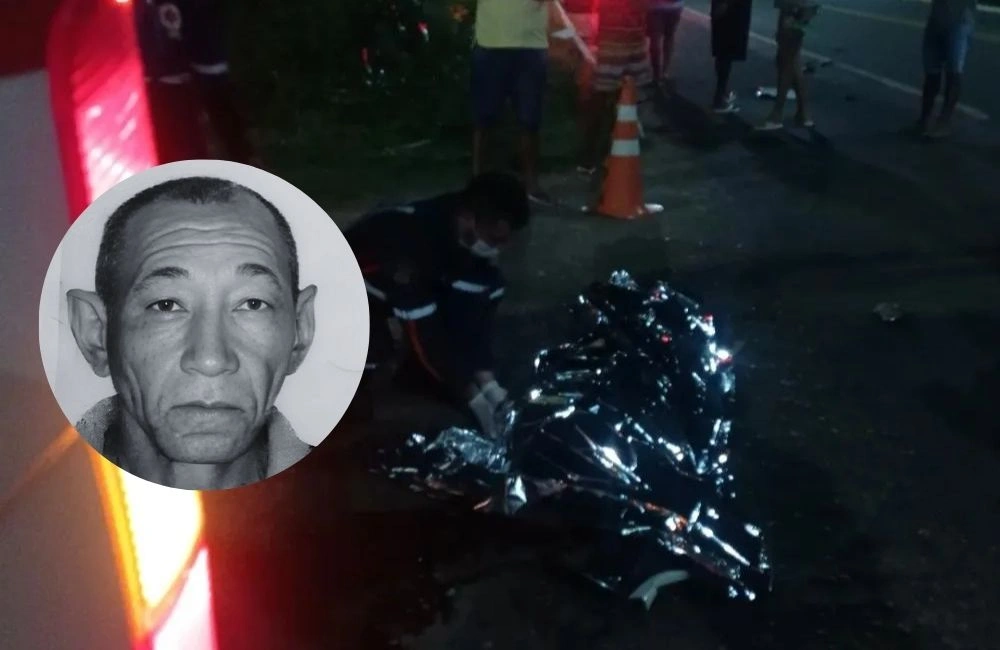 Idoso morre após colisão entre carro e moto em na BR-230 em Oeiras