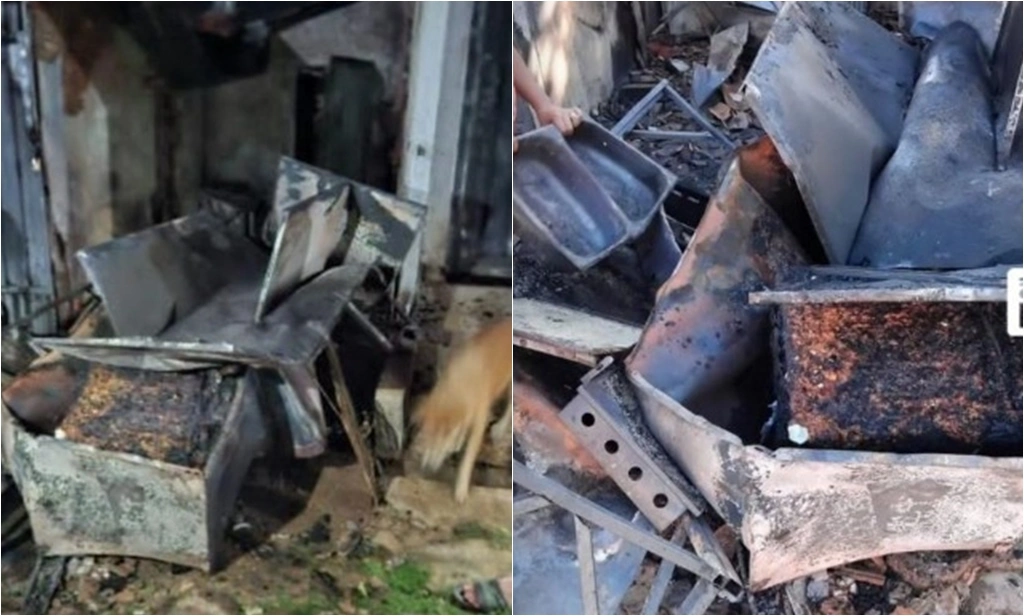 Incêndio destrói lanchonete em Piripiri e campanha é realizada para ajudar família