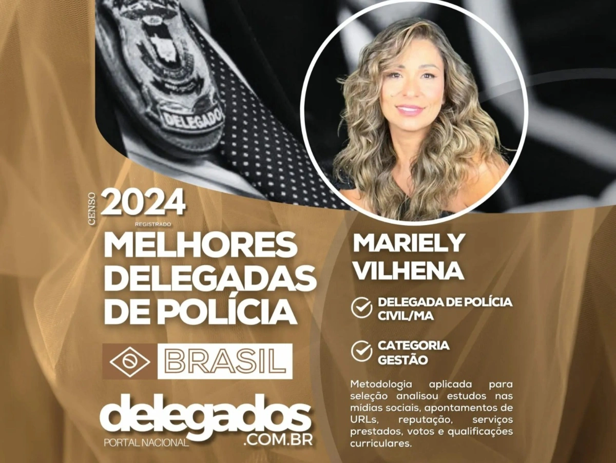 Nova secretaria de segurança de Timon compõe lista de melhores delegadas do Brasil