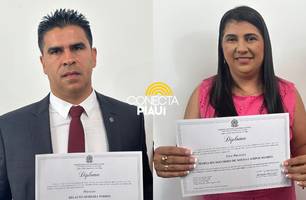 Prefeito eleito Belauto Bigode, vice e vereadores de Alto Longá são diplomados (Foto: Conecta Piauí)
