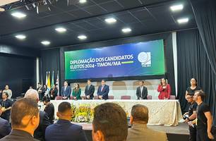 Prefeito, vice-prefeito e vereadores eleitos em Timon são diplomados (Foto: Conecta Piauí)