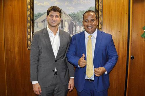 Presidente da Câmara Municipal de Teresina se encontra com prefeito de Recife em Brasília