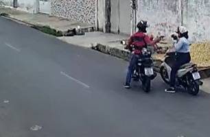 Suposto piloto por aplicativo atira contra mulher durante assalto em Teresina (Foto: Reprodução)