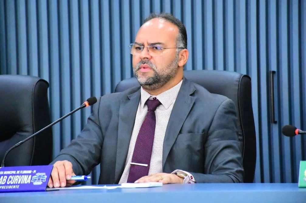 Vereador Joab Carvalho Curvina, Presidente da Câmara de Vereadores de Floriano