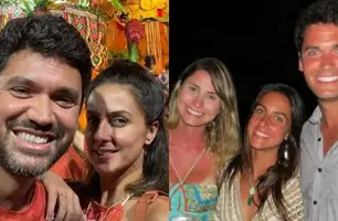 À esquerda estão o novo casal (Foto: Reprodução/Redes Sociais)