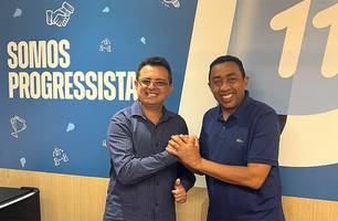 Empresário Neto da Crhisfapi e Joel Rodrigues (Foto: Reprodução)