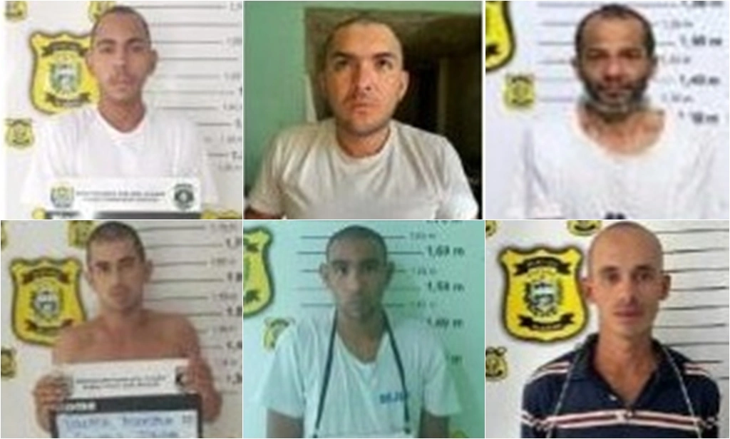 Fugitivos da penitenciária de Bom Jesus