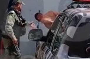 Homem é preso suspeito de roubo de motocicleta no município de Demerval Lobão (Foto: Reprodução/whatsapp)
