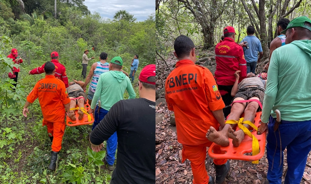 Idoso que estava desaparecido há dois dias é encontrado em mata do Piauí