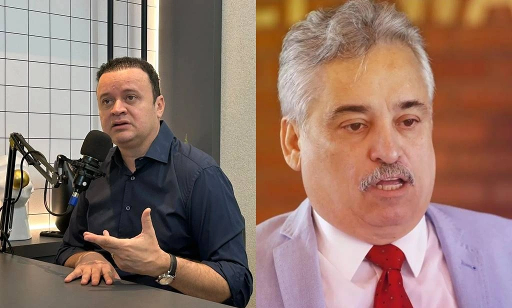 Paulo Márcio à esquerda e Robert Rios à direita