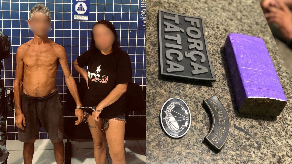 Polícia prende duas pessoas com grande quantidade de drogas em Parnaíba