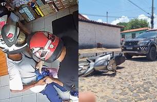 Polícia recupera motocicleta roubada que era usada para assaltos em Parnaíba (Foto: Reprodução)