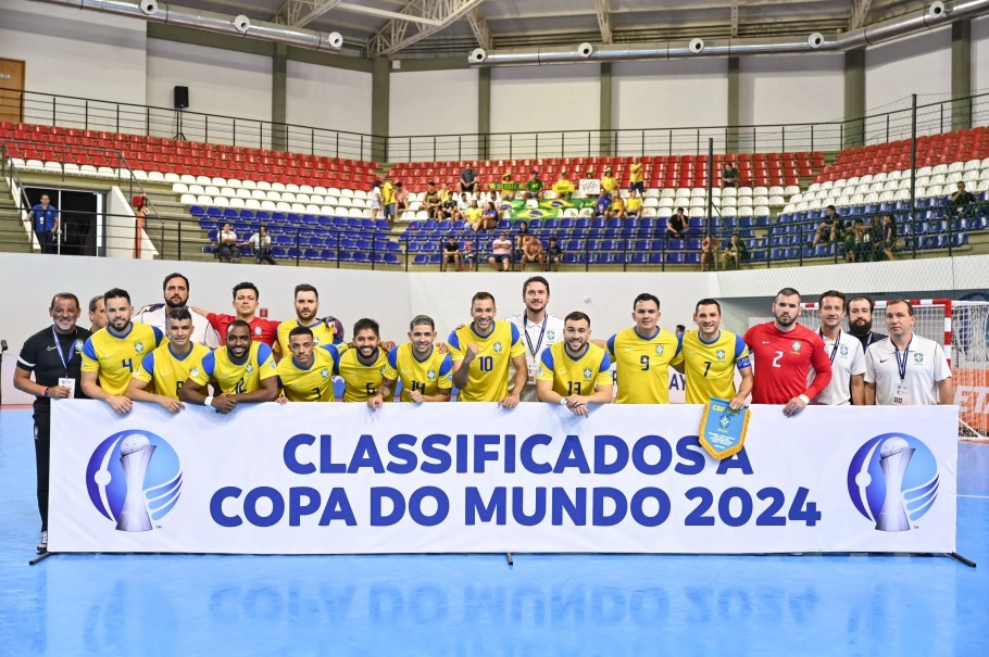 Seleção Brasileira está classificada para a Copa do Mundo de Futsal