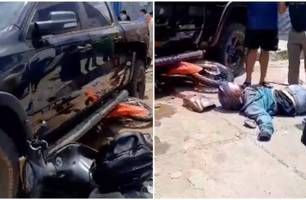 Uma das vítimas do acidente na avenida Miguel Rosa morre no HUT (Foto: Reprodução)