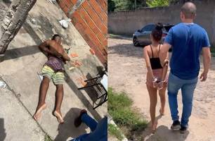 Casal faccionado é preso por tráfico de drogas na zona Norte de Teresina (Foto: Reprodução)