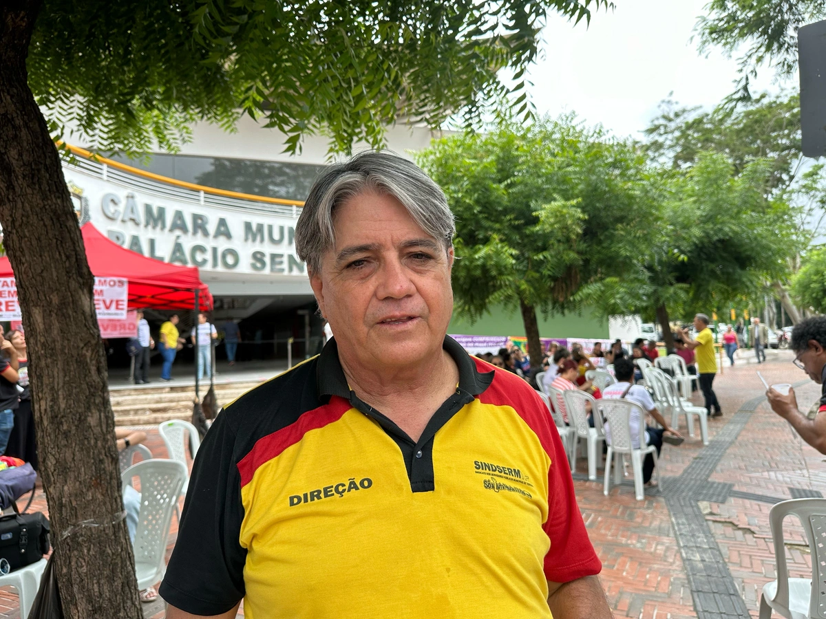 Diretor do Sindserm, Sinésio Soares