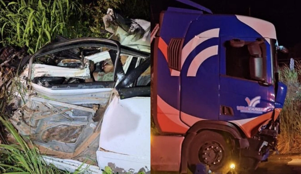 Dois homens morrem em grave acidente na BR-135 em Cristalândia