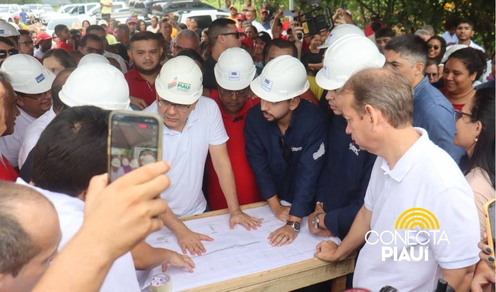Governador visita obras de construção e reforma de pontes em Santa Rosa do Piauí