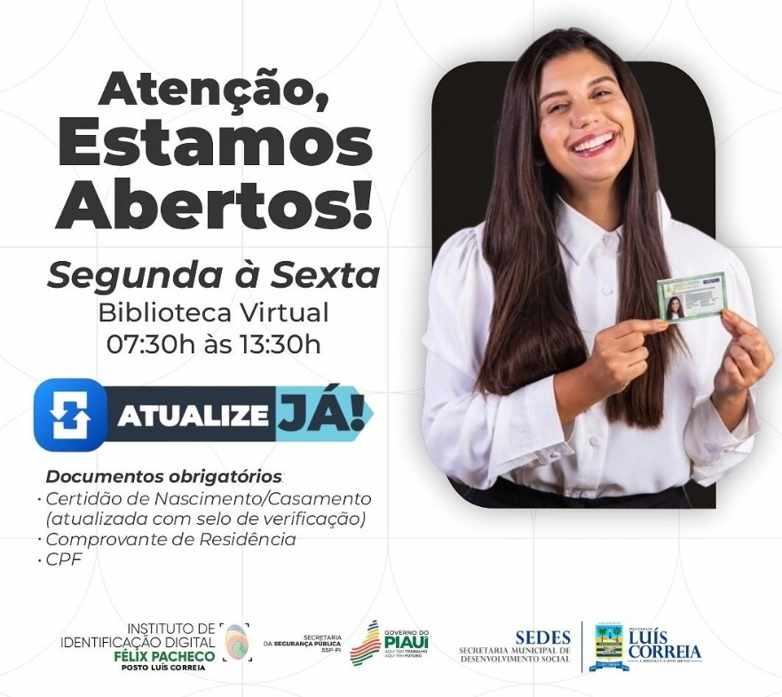 Instituto de Identificação Digital Félix Pacheco é inaugurado em Luís Correia