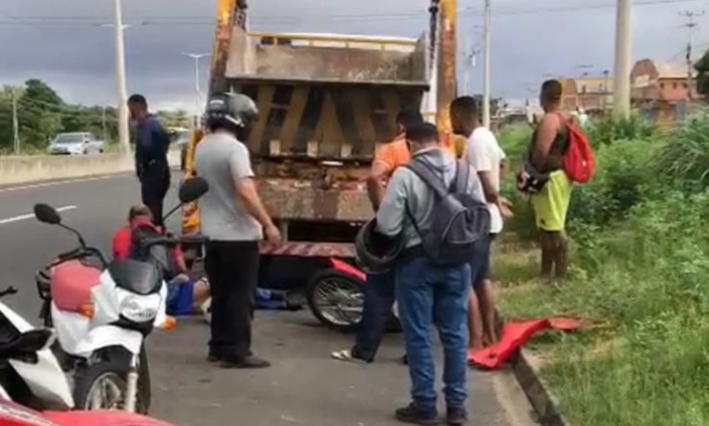 Jovem fica gravemente ferido em acidente na BR-316