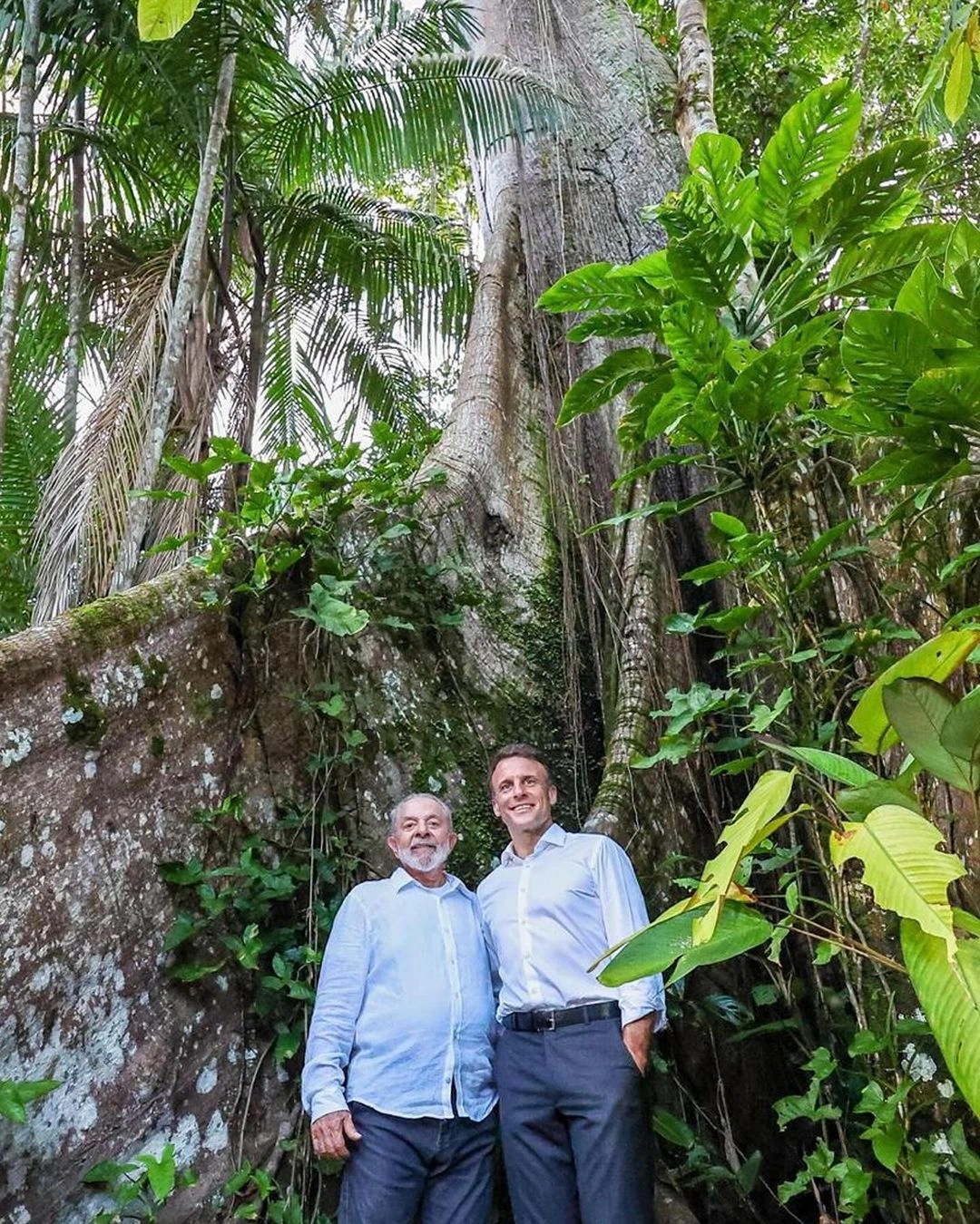 Lula e Emanuel Macron