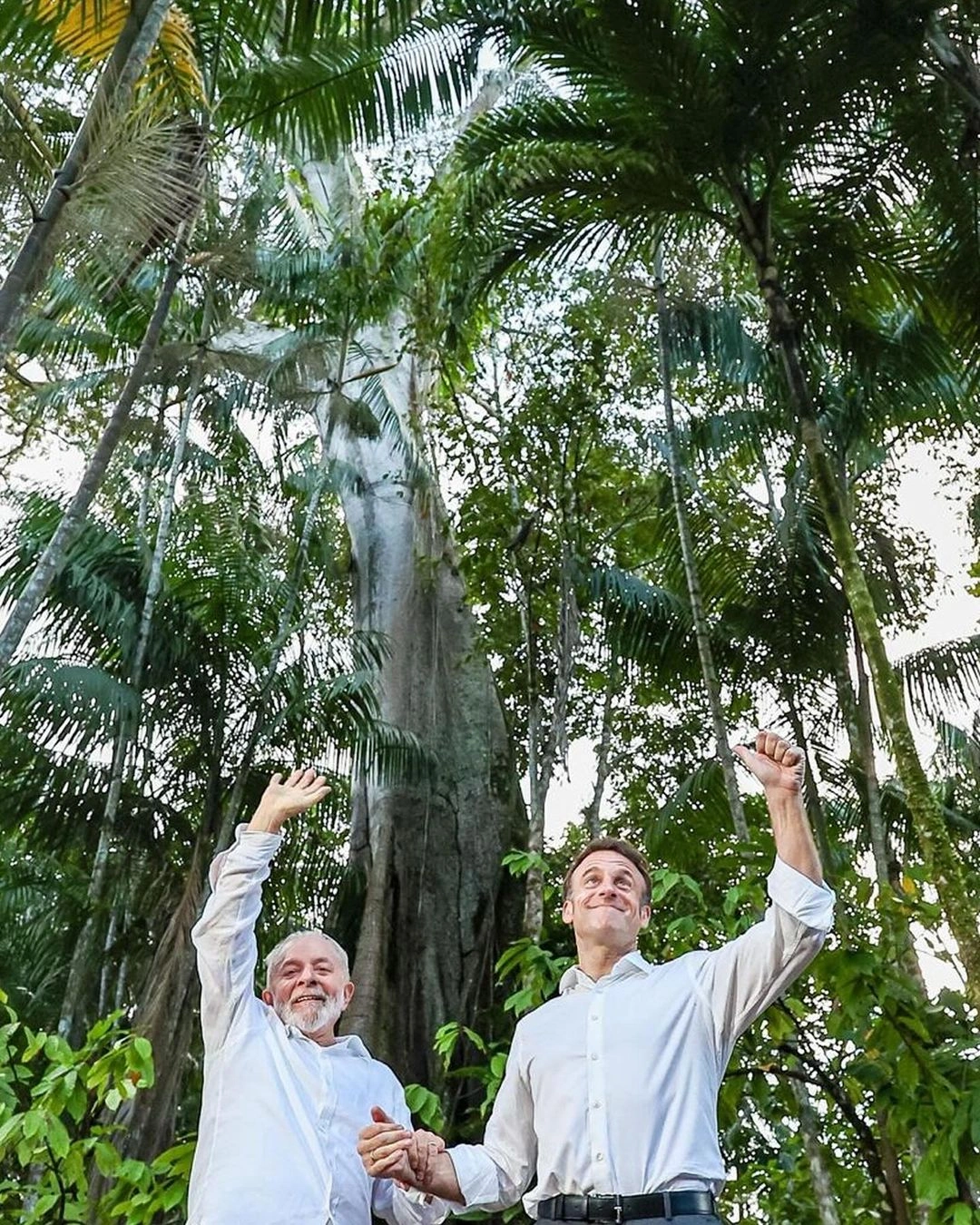 Lula e Emanuel Macron