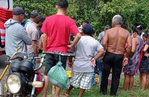 Menino que andava de bicicleta é atropelado por motociclista em município do Piauí (Foto: Reprodução)